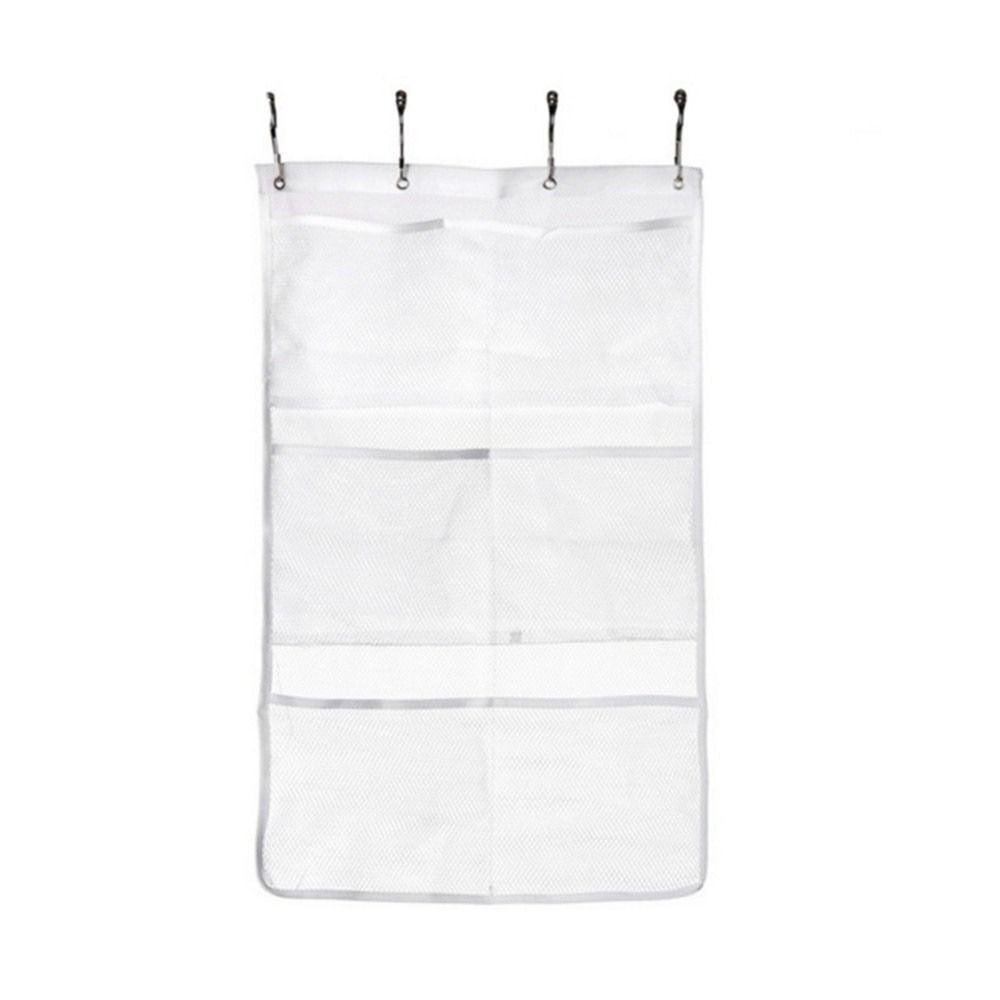 

Полиэстеровые подвесные сумки для хранения в ванной 6 карманов Сумка для ванных принадлежностей Новая сумка-органайзер для ванной