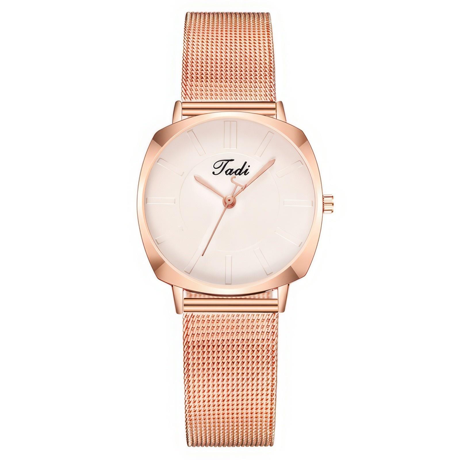 

Женские модные кожаные часы One Size белый