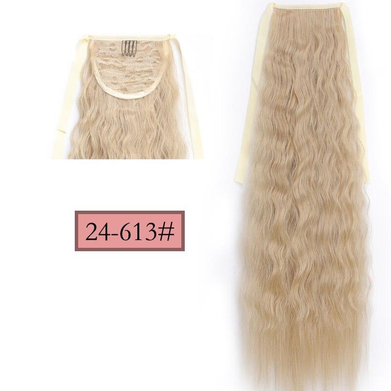 Long Tail Straight Hair Clip Wig Ponytail With Hair Clip, Synthetic Ponytail, Black, Brown, Headdress