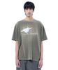 Loghideumatin F35 Garment Dyed Brush T-Shirt (Khaki)