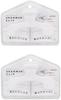 Unbranded Set mit 2 gestanzten Ukanmuri Clips, Silent White