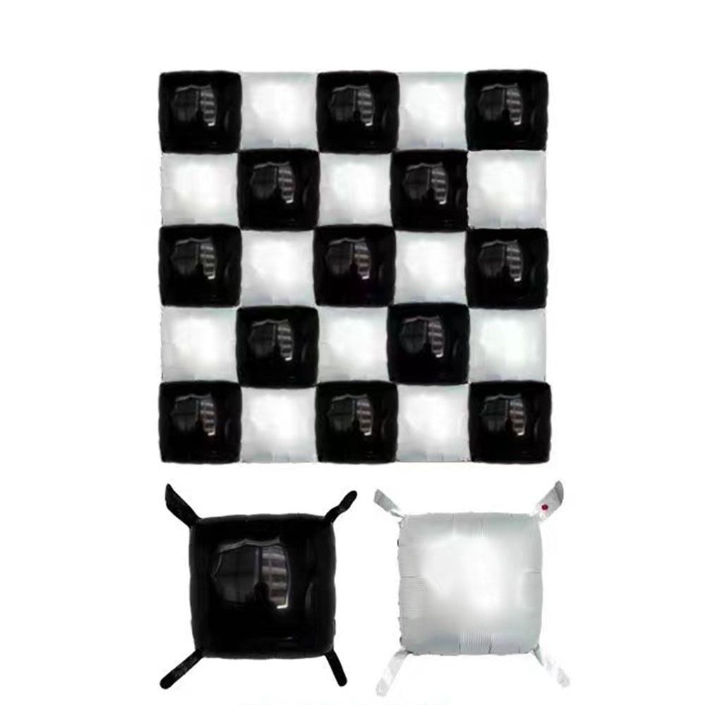 50Pcs Rose Pink Blue Square Foil Balloons DIY Wall Balloons  Baby Shower Wedding Decoration