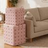 Cherry Blossom Pattern Clothes Quilt Storage Bag Non-woven Fabric Quilt Sorting Bag  Dormitory