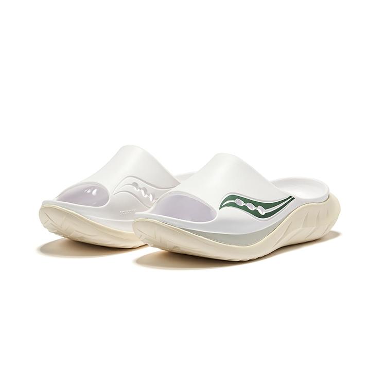 Saucony Slide Slippers Unisex White Beige Green S28903-4