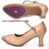 Women's Soft Sole Ballroom & Square Dance Shoes - Ox Tendon Sole for Modern Latin and Waltz.