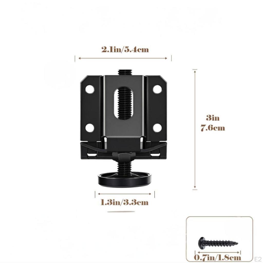 Leg Leveler Adjustable High Performance Easy to Install Wardrobe Feet Leveling for Furniture
