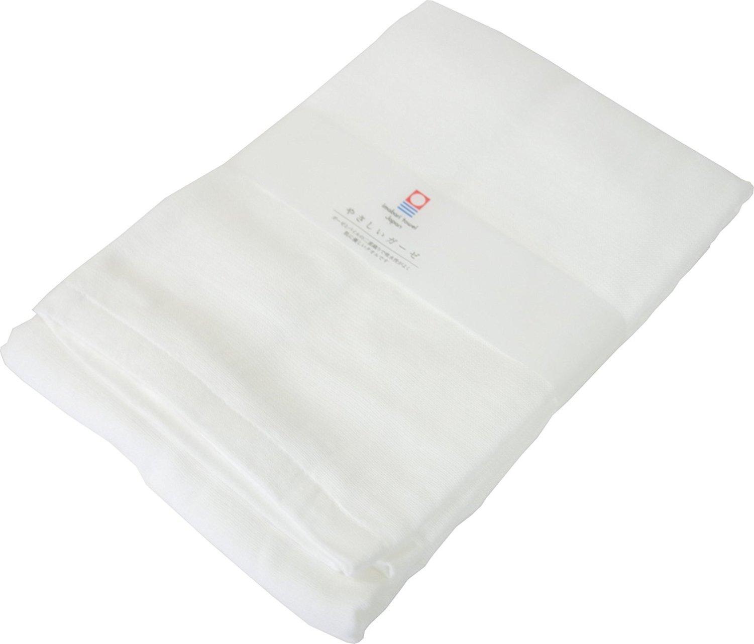 

Maruyama Imabari Bath Gentle 70 x 130 cm Towel, Towel, Towel, Gauze, Absorbent, Quick-drying, Gauze, White, Approx. белый