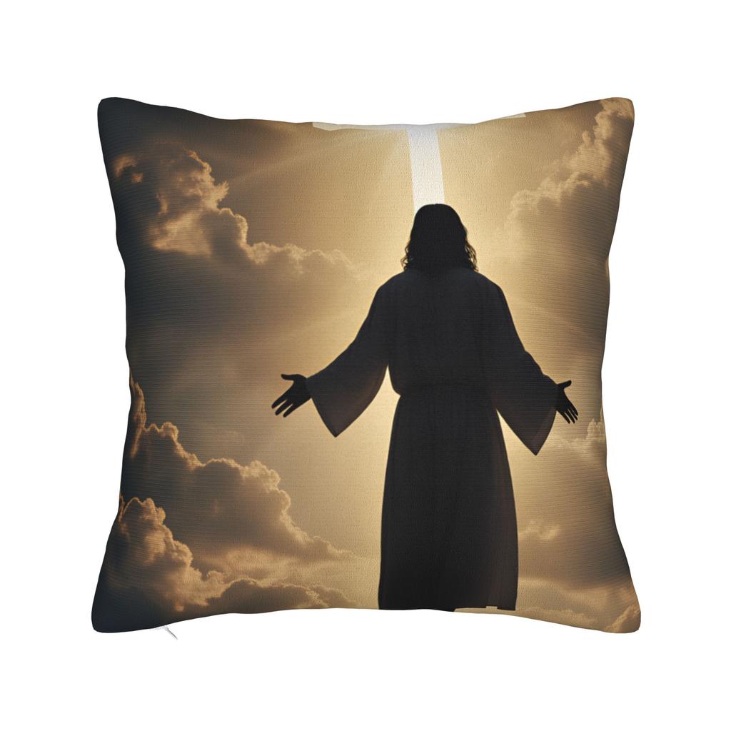 Cristo Jesus Kissenbezug Druck Kissenhülle Für Stuhl Sofa Heimdeko Retro Trendige Kissenbezüge