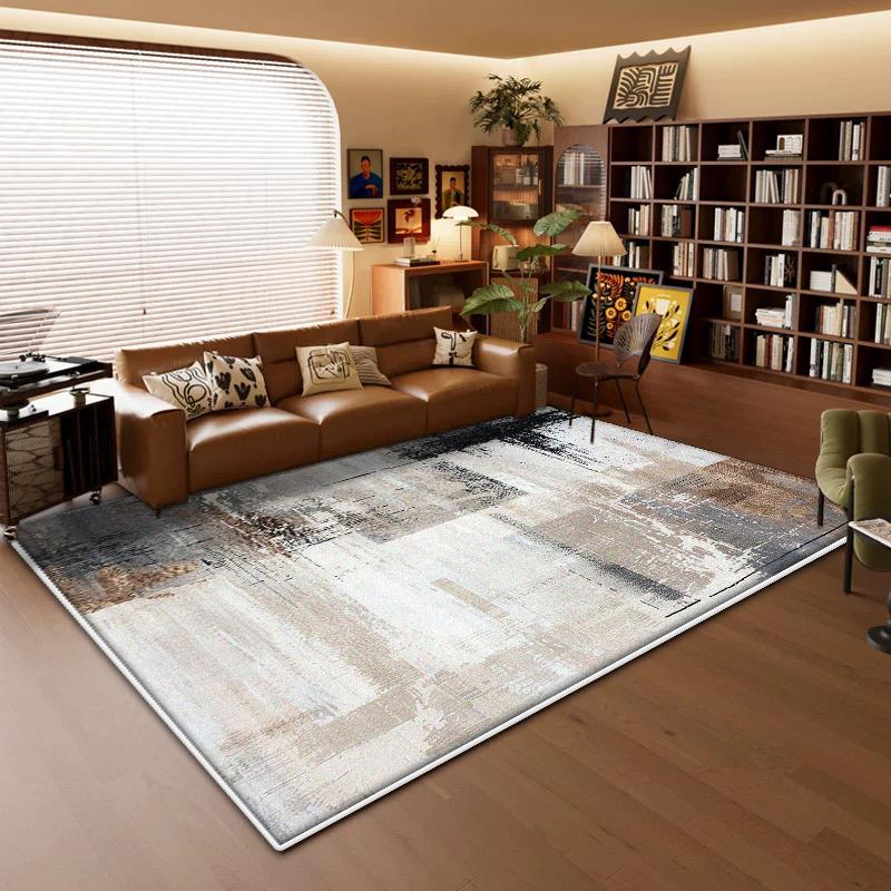 Modern Geometric Large Carpets Living Room Luxury Decoration Bedroom Non-slip Rug Easy Cleaning Kitchen Bath Floor Mat Washable