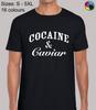 Cocaine And Caviar Joke Cool Fashion Regular Fit T-Shirt Top TShirt Tee - Men
