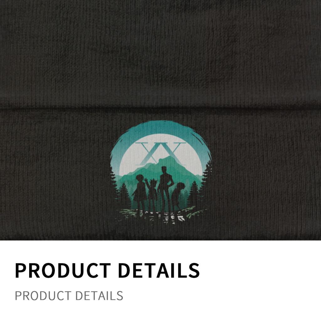 Hunter X Hunter XHunter Team Strickmütze für Damen, Unisex, Skullies, Mützen, Wintermützen, Polyester, lässige Kappe