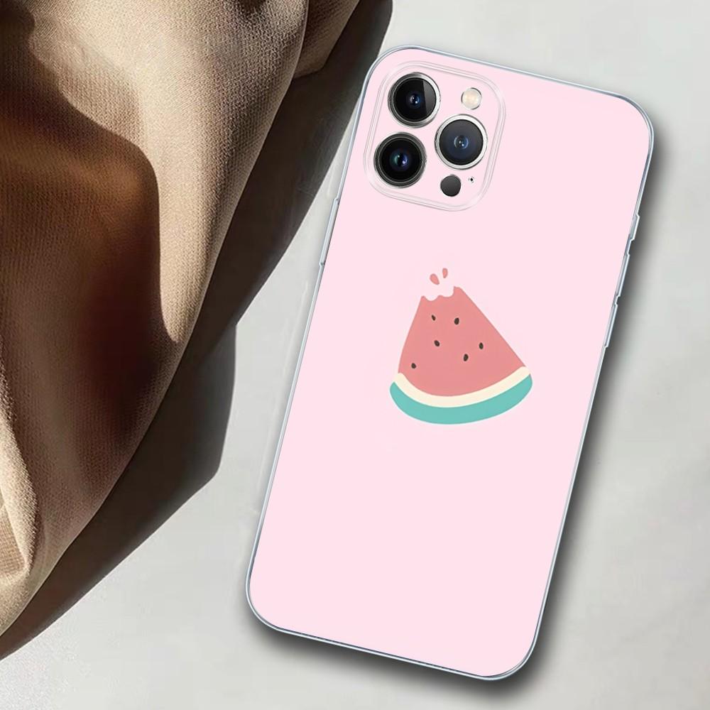 Watermelon Pattern Phone Case For iPhone 14 11 12 13 Mini Pro XS Max Cover 6 7 8 Plus X XR SE 2020 Funda Shell