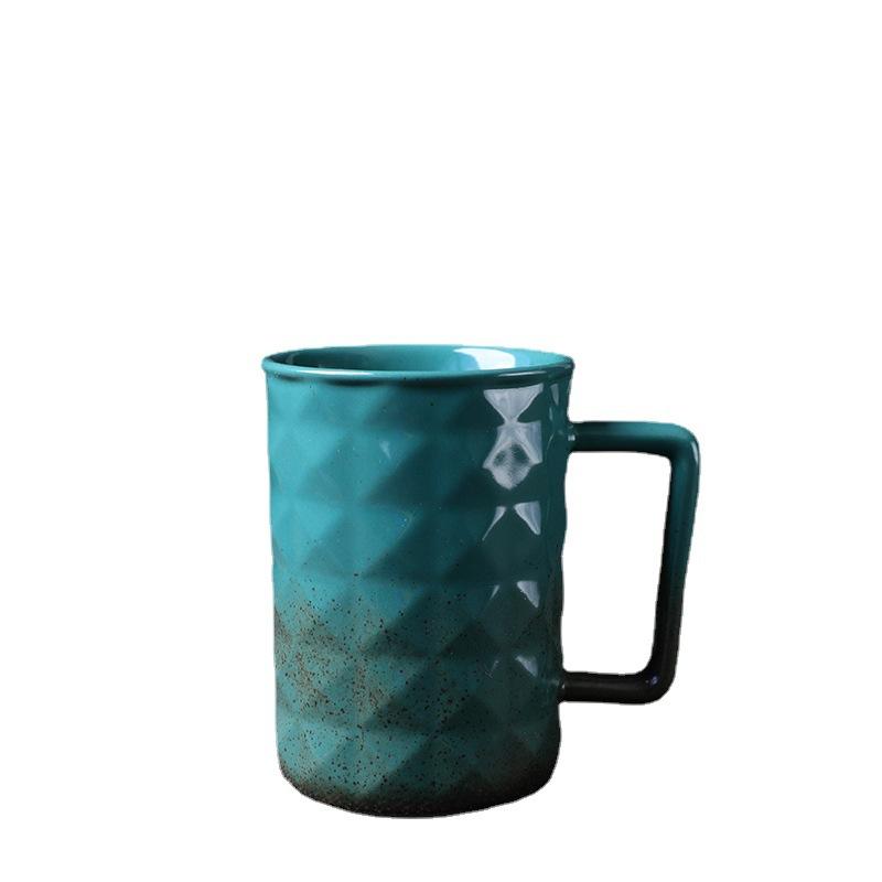 Ceramic Coarse Pottery Cup Vintage Cup Japanese Coffee Cup Retro Kiln Change High Value Creative Water Cup