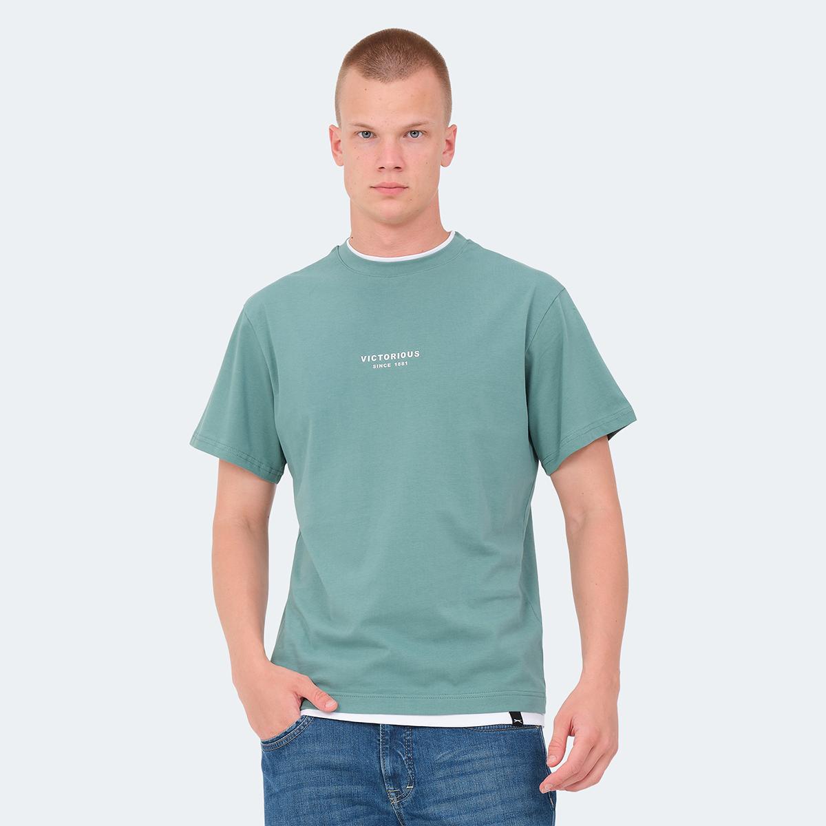 

VRENI-Water Green Мужская футболка M зелёный/цвет морской волны