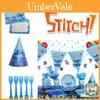 Stitch Motto Partyzubehör Set Blau Lilo Und Stitch Geburtstagsdekorationen