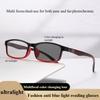 Multi Focal Photochromic Reading Glasses, Fashionable and Versatile, Anti Blue Light Glasses for Both Near and Far Use