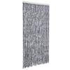 Silver Insect Screen Door Curtain 118 X 220 Cm Chenille