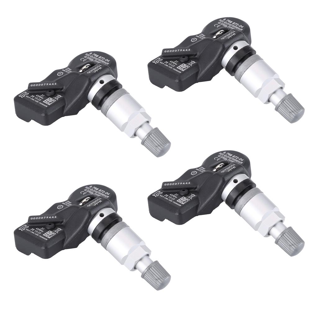 4x Snímače tlaku v pneumatikách 36106798872 TPMS Kompatibilní pro F06 F07 F10 F11 F12 F13 X1 X3 X4