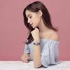 Diamond Oval Metal Watch LC702BU_L
