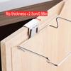 Kitchen Trash Rack Cabinet Door Garbage Bag Holder Stainless Steel Closet Garbage Storage Holder Kitchen Fixture Garbage bracket
