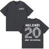 Rapper Melendi 20 Anos Sin Noticias Merch Men's and Women's Fashion Cotton Casual T-shirt