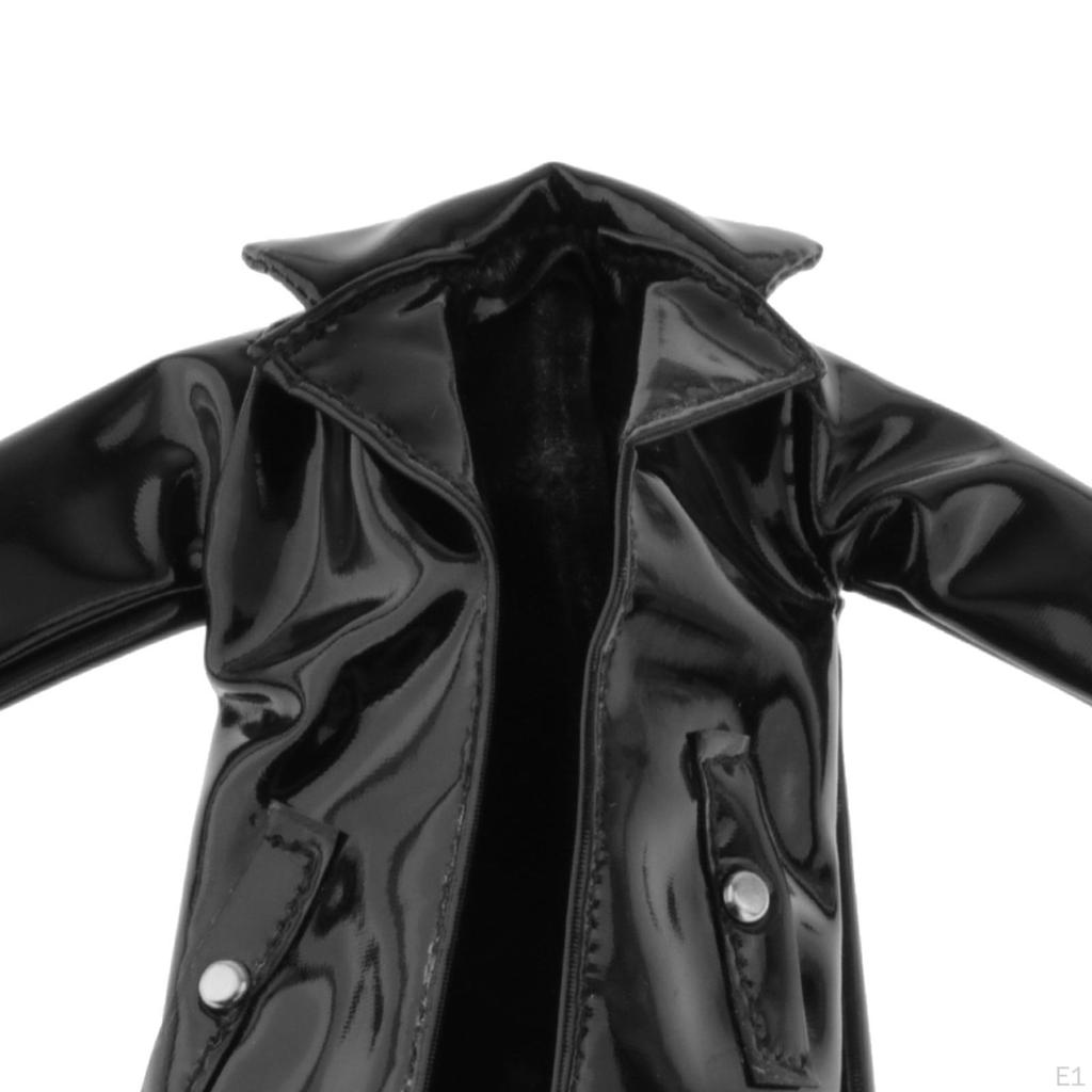 1/12 Male Clothes Trench Coat Mini Clothing for 6 Inch Man Dress Up Collectible Accessory Casual
