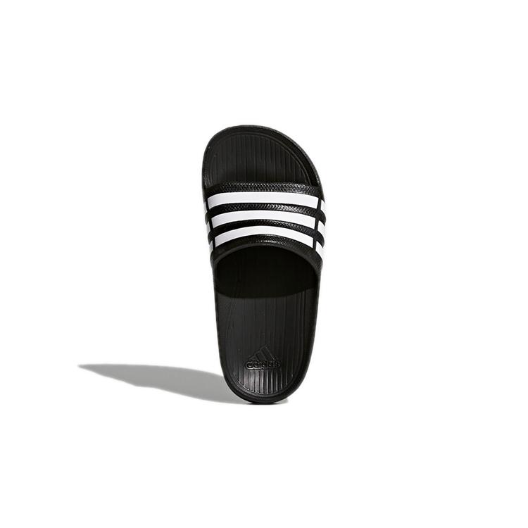 New Adidas Duramo Series Abrasion Resistant Kids' Slippers Charcoal Black Kids' G06799