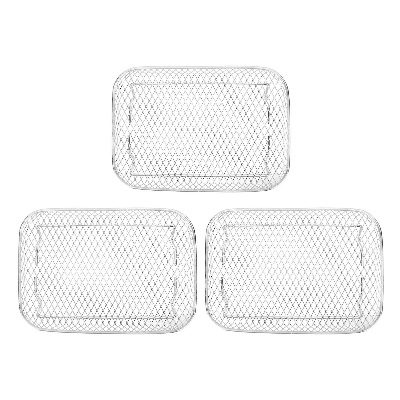3 Layer Fryer Grilling Rack Stainless Steel Fryer Stakable Racks Household Kitchen Accessories