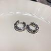 High-End European & American Metal Water Drop Ear Clips - No Piercing, Cool Autumn/Winter Style