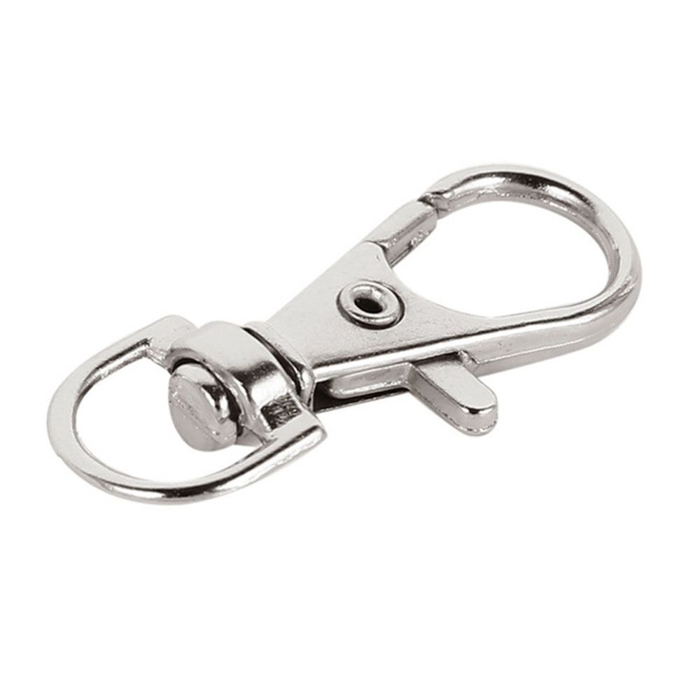 50 Stück Charm Lanyard Schmuck Karabinerverschluss Drehbare Karabinerhaken Schlüsselanhänger Ring Clip DIY Herstellung