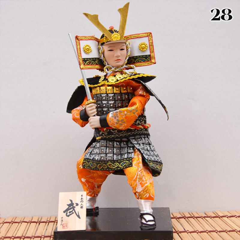 Japanese Samurai Ninja Figurines Dolls With Kimono Traditional Ninja Ornaments Home Decor Collection Arts Craft Gifts