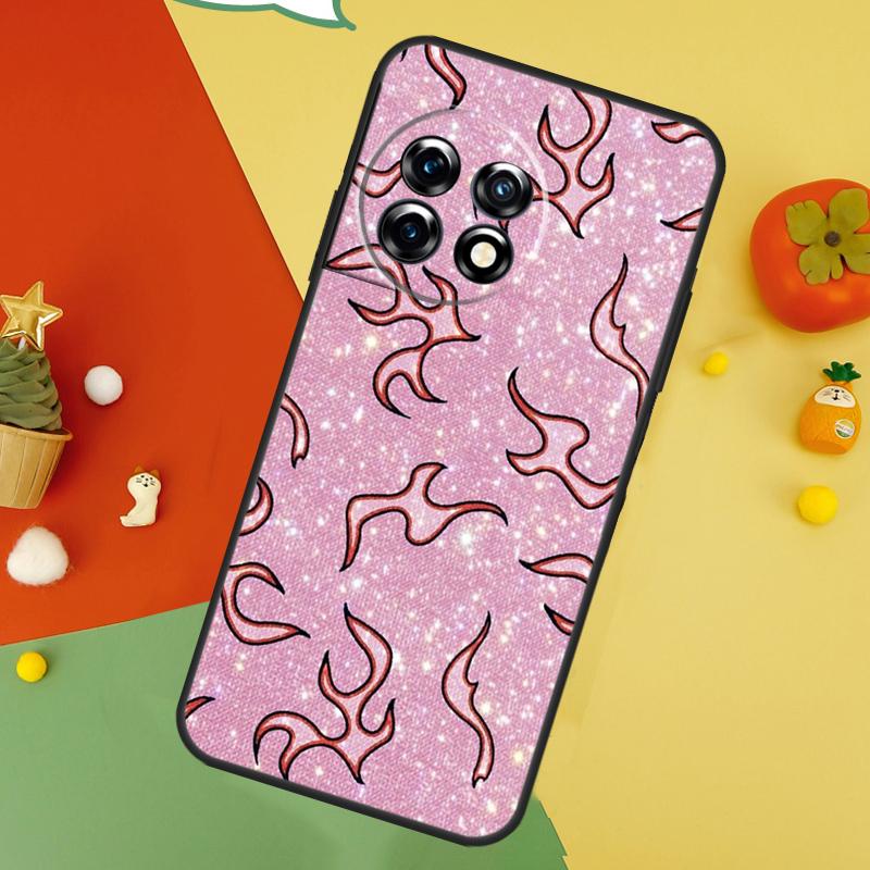 Cool Flame Colorful Pattern Case For OnePlus 15 12 12R 13T 13R 13 11 9 10 Pro 10T 8T Nord 5 CE 2 3 4 Lite N20 N30 Cover