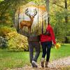 1pc Deer Forest Automatic Folding Umbrella, Heavy Duty 8 Rib Iron Frame,  Suitable for Travel, Daily Use, Birthday, Decor Gift  15