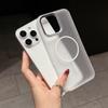 Applicable To Iphone16 Matte Skin-feeling Mobile Phone Case Magnetic 14/13 Apple 15 Promax Protective Case for Men and Women