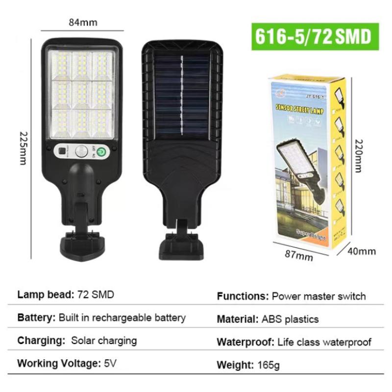 Solar Motion Sensor Lights Solar Powered LED Security Lights COB LED 3 Lighting Modes for Garden Fence Patio Garage