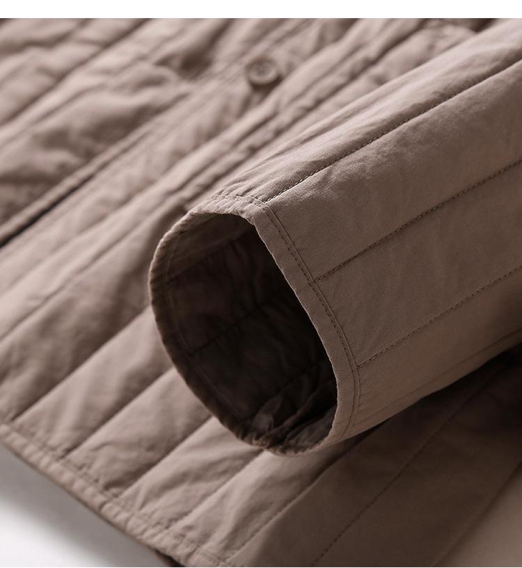 Italienische Damen Europäischer Stil Gerippte Kapuzen-Daunenjacke - Modische High-End Baumwoll-Oberbekleidung