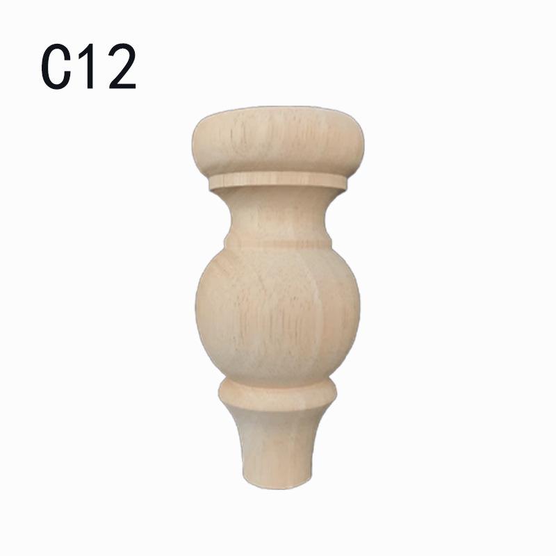 American Style Solid Wood Leg Cabinet: Versatile Furniture Legs for Bedside Cabinets, Coffee Tables, TV Units, and Sofas.