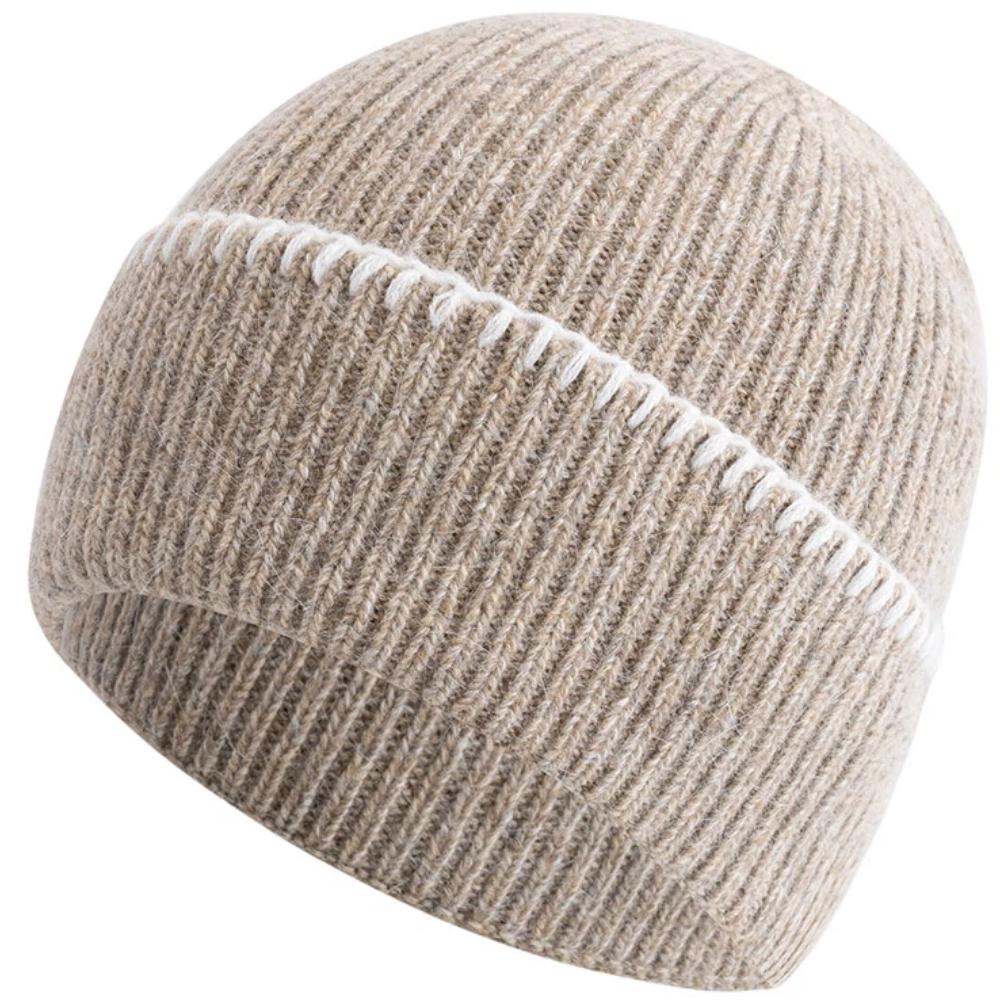 Hot Sale Unisex Beanie Hats Winter Warm Hats Beanies For Man Women Solid Color Couple Knitted Hats