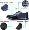 Asifn Leather Casual Size Feet Length Men's Loafers, Oxfords, Lace-Up, Business, Classic, Comfortable, Luxury, Driving, Office, Walking, Moccasins,