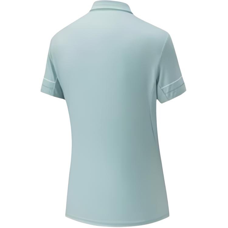 Anta Training Series Solid Color Comfortable Short Sleeve Polo Shirt Women tops 162627103-3