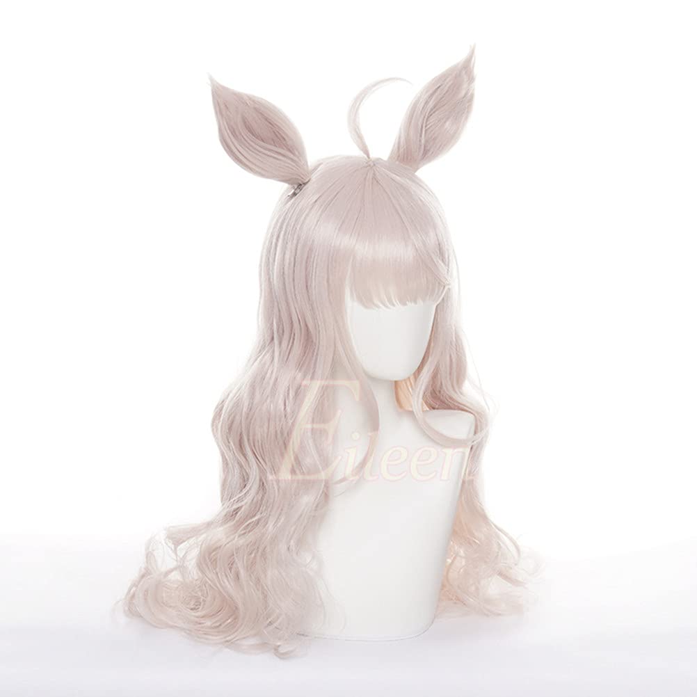 Eileen Uma Musume Cosplay Biwa Perfect for and School Includes Ear Wig, Heat-Resistant, Hayahide, Halloween, Christmas, Festivals. Net.