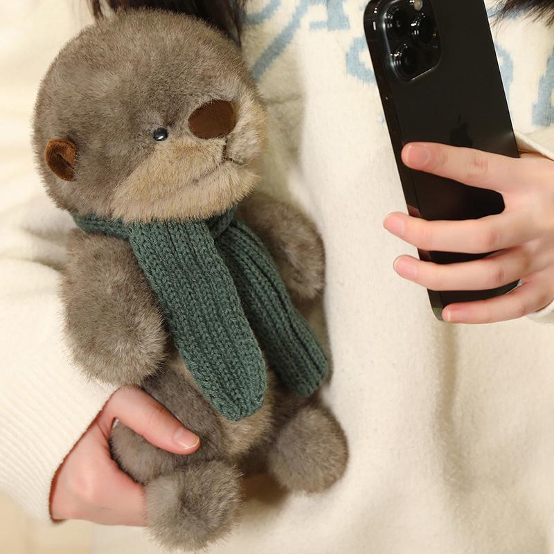 Kawaii Simulation Otter Plush Toy Cute Soft Stuffed Animal Doll Cartoon Plushies Toys Home Decoration For Adults Kid Gifts