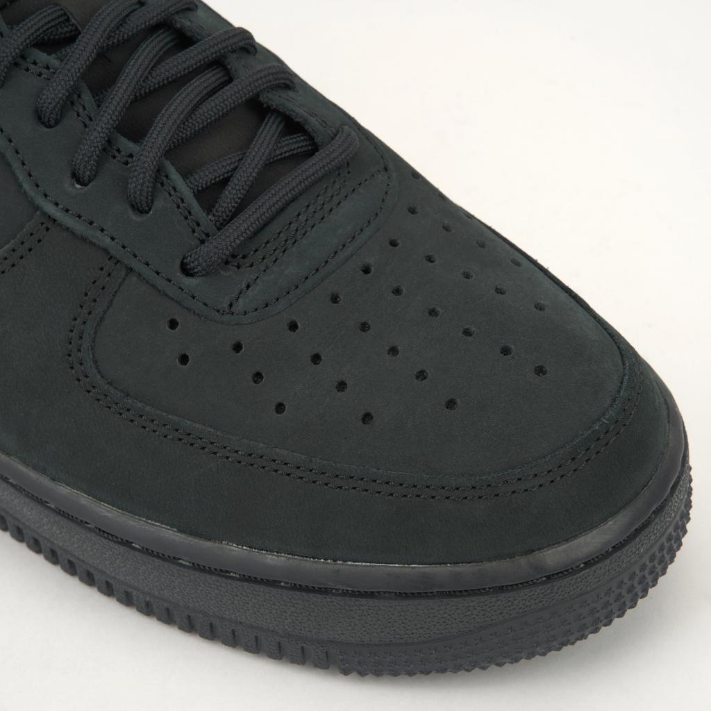 Nike Pánské tenisky Air Force 1 Low Triple Black Nubuck CJ9179-001