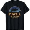 Powell Wyoming WY Bär Wildtiere & Berge T-Shirt