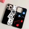 Poker Handyhülle Für iPhone 17 Air 16 15 14 11 12 13 Pro Max Plus X XR XS Farbe Silber Hartschale