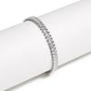 Brățară Meier cu moissanit - bestseller versatil, brățară din oțel inoxidabil, brățară la modă minimalistă cu diamante