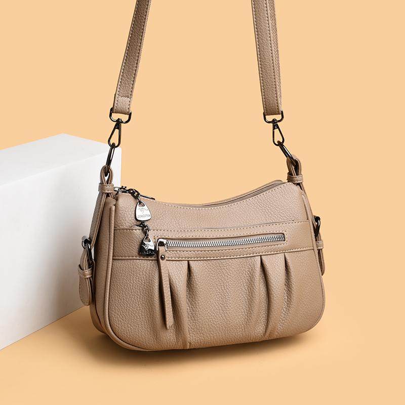 High Quality Soft PU Leather Women's Crossbody Bag, Fashionable Women's Shoulder Bag, Suitable for Daily Use, Shopping, Commuting