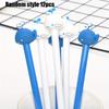 12Pcs 0.5mm Direct Selling Creative Stationery Silicone Whale Gel Pen, Random Style Cute Cartoon Water-based Pen Office Signature Pen Back To School