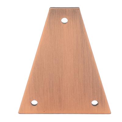 Gitar Sap Çubuğu Kapağı 3 Delikli Üçgen Metal Sap Çubuğu Plakası Elektrik Gitar Bas için Yedek