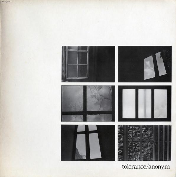

LP Record TOLERANCE - Anonym MKY033 2023 US Dance & Electronica